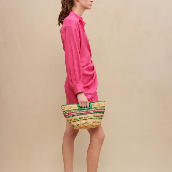 MAJE Draped mini dress (102) - Picture 5 of 11